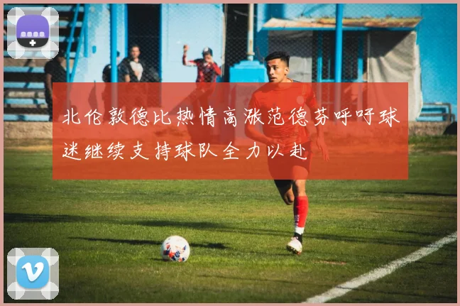 北伦敦德比热情高涨范德芬呼吁球迷继续支持球队全力以赴